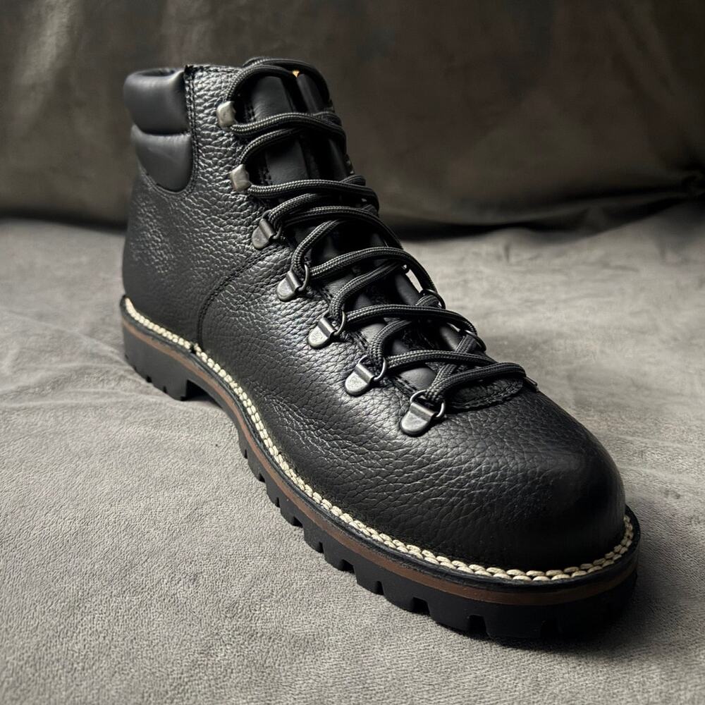 Quince Men's Crafted Leather Waterproof Hiking Boots Black Size 12 NIB